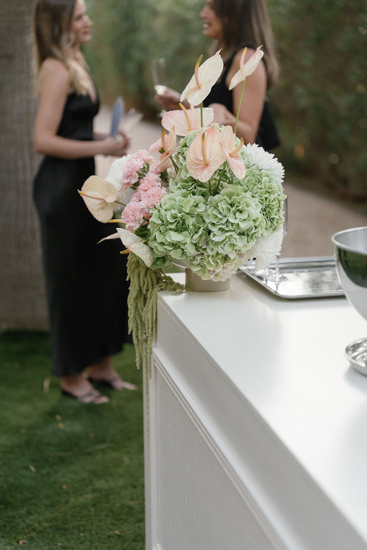 Bella and Jonny’s ceremony on the sea-deck terrace at Domaine de Canaille, Cassis