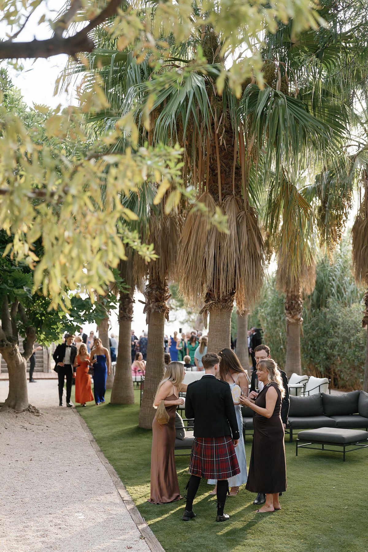 Bella and Jonny’s ceremony on the sea-deck terrace at Domaine de Canaille, Cassis