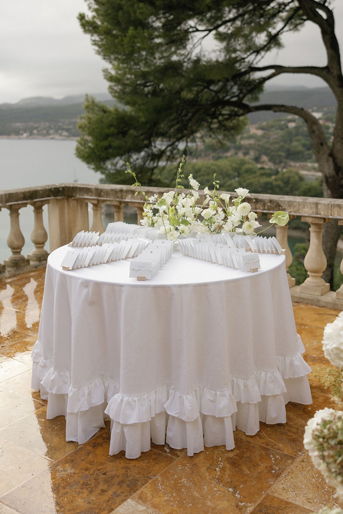 The day-after dinner overlooking the Mediterranean at Domaine de Canaille, Cassis