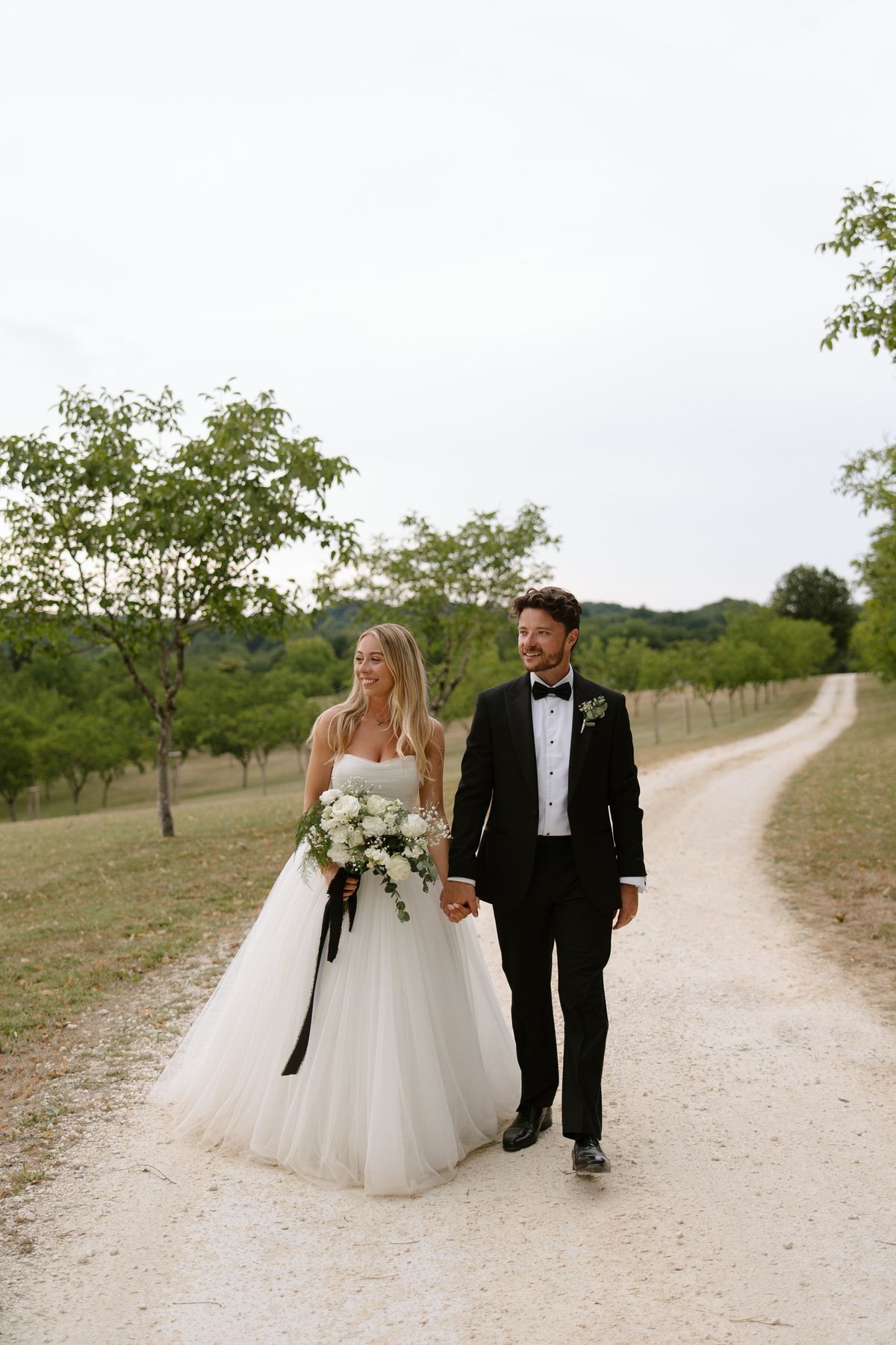 Amy and Oscar photographed at Chateau de Cazenac in the Dordogne