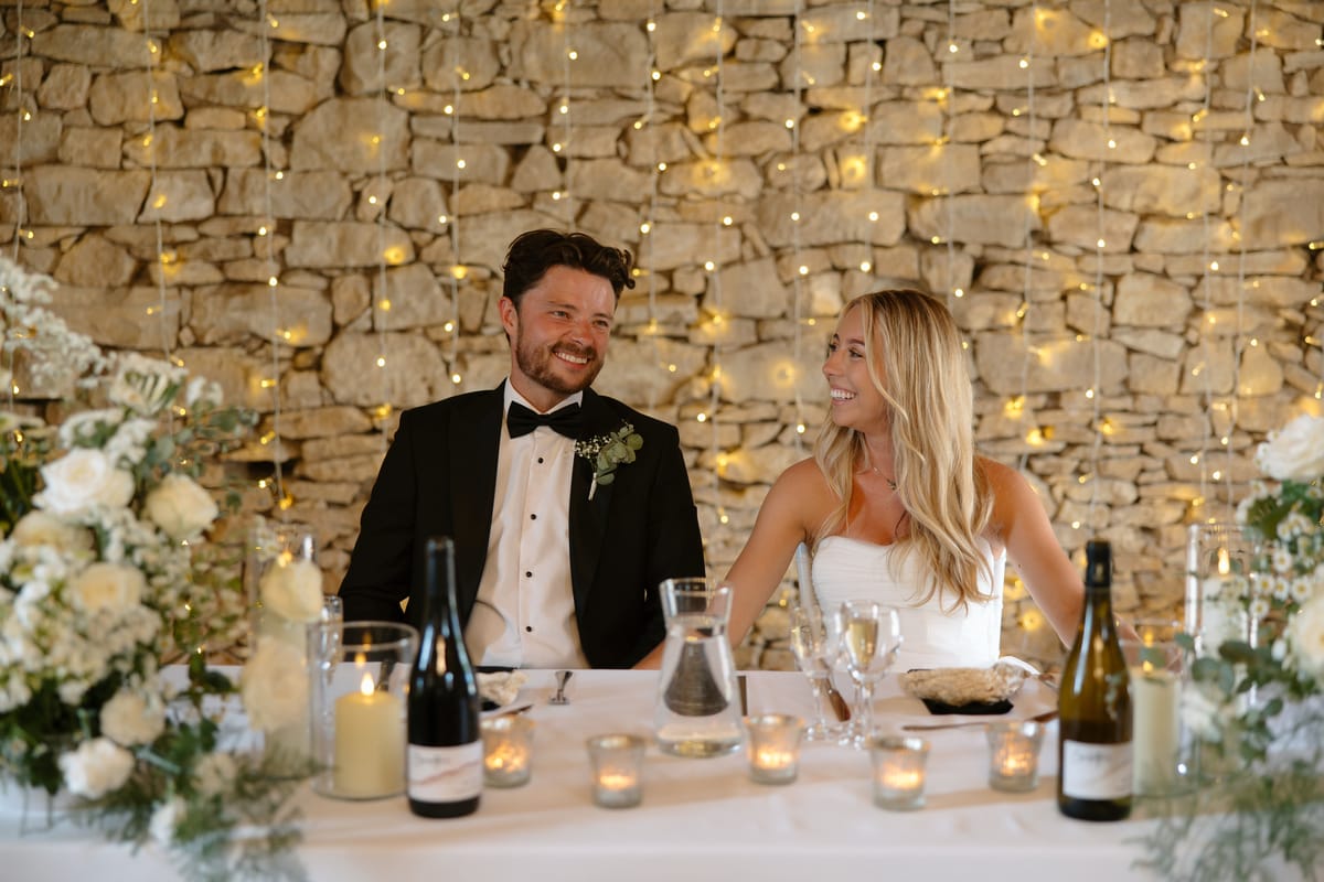 Amy and Oscar's barn reception at Chateau de Cazenac in the Dordogne
