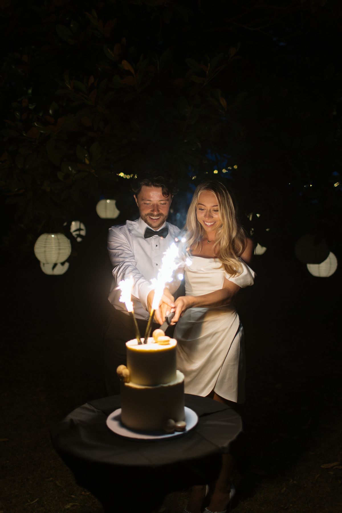 Amy and Oscar's barn reception at Chateau de Cazenac in the Dordogne