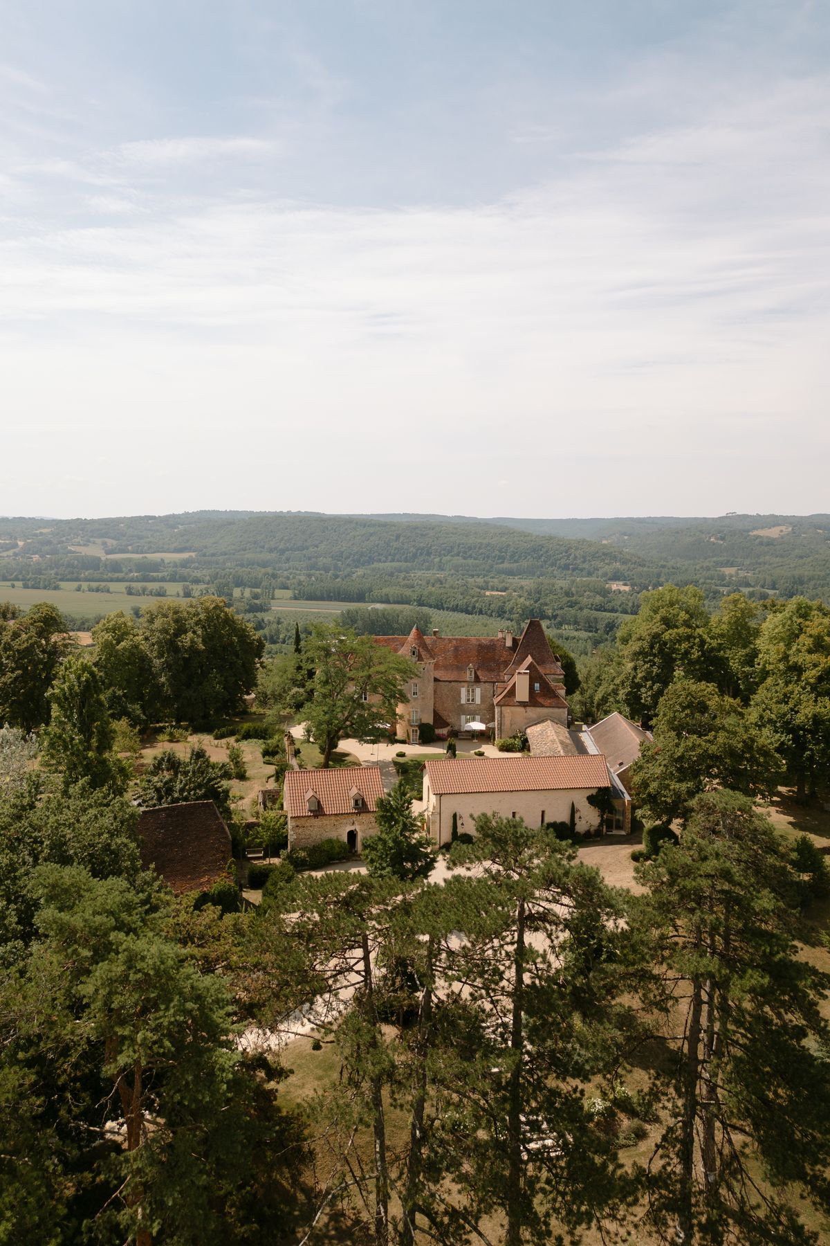 Chateau de Cazenac, the summer wedding venue in the Dordogne where Amy and Oscar married