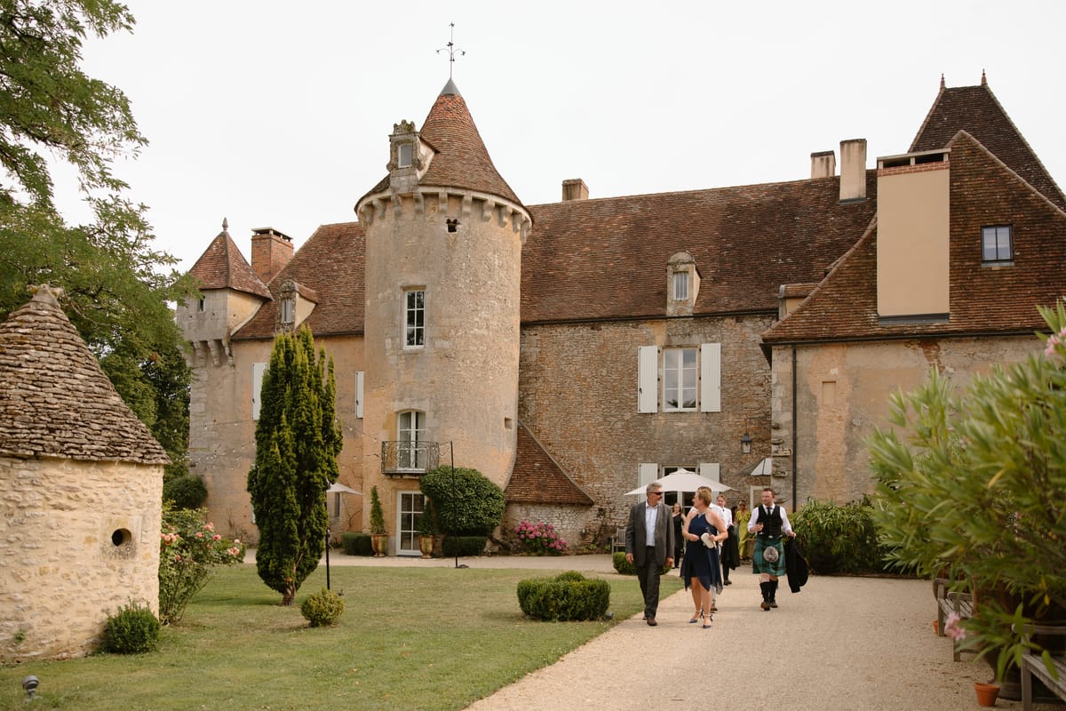 Chateau de Cazenac, the summer wedding venue in the Dordogne where Amy and Oscar married