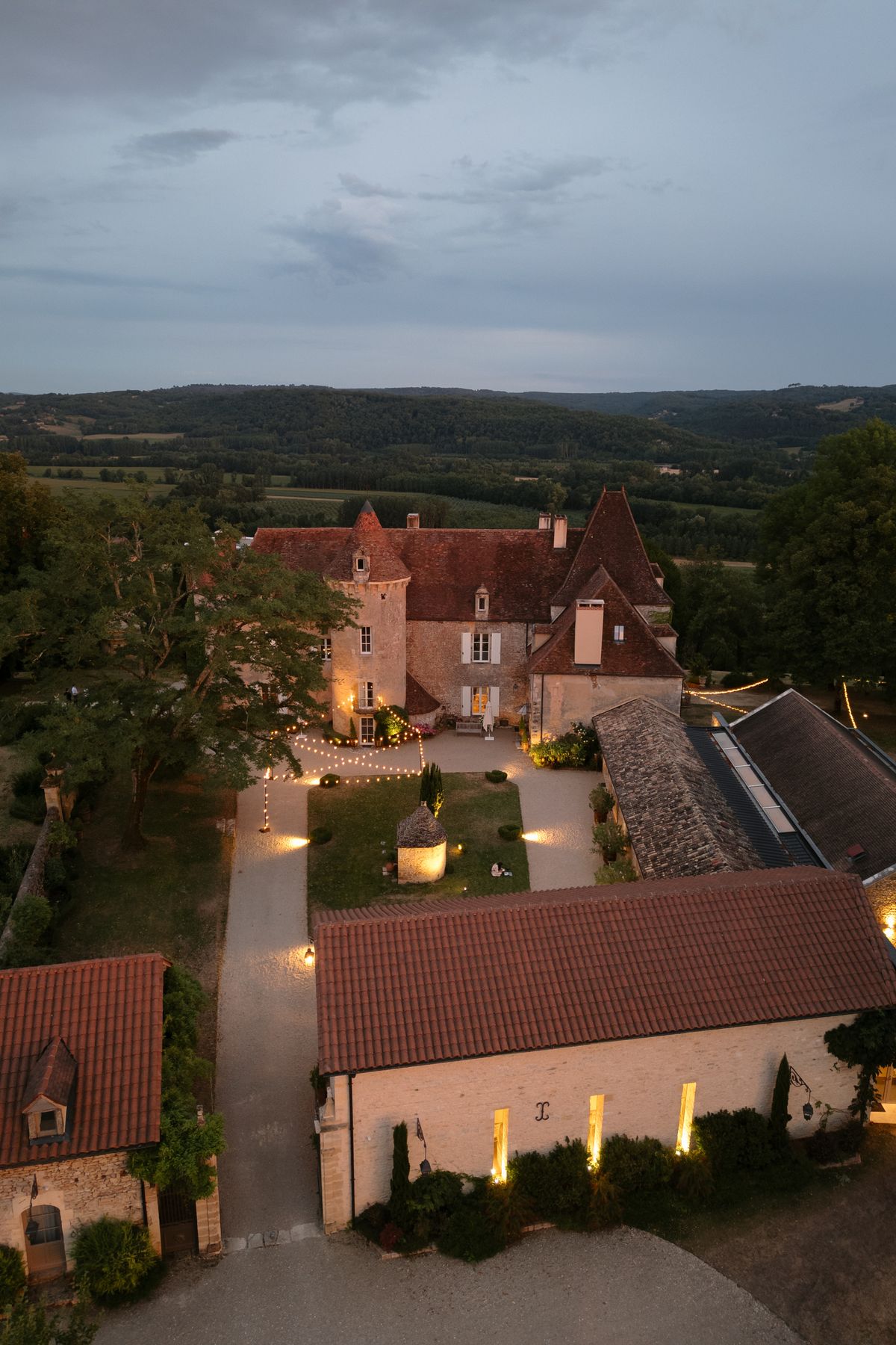 Chateau de Cazenac, the summer wedding venue in the Dordogne where Amy and Oscar married