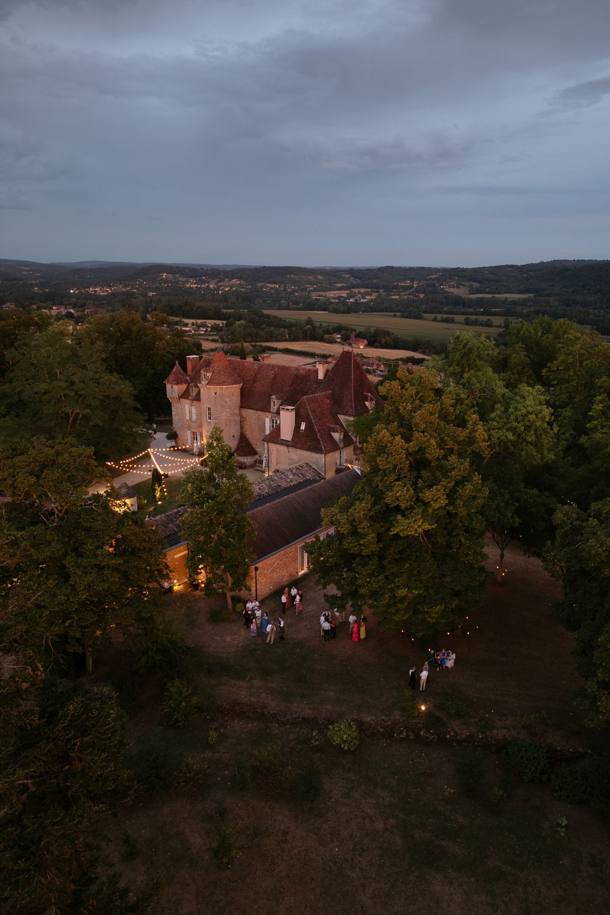 Chateau de Cazenac, the summer wedding venue in the Dordogne where Amy and Oscar married