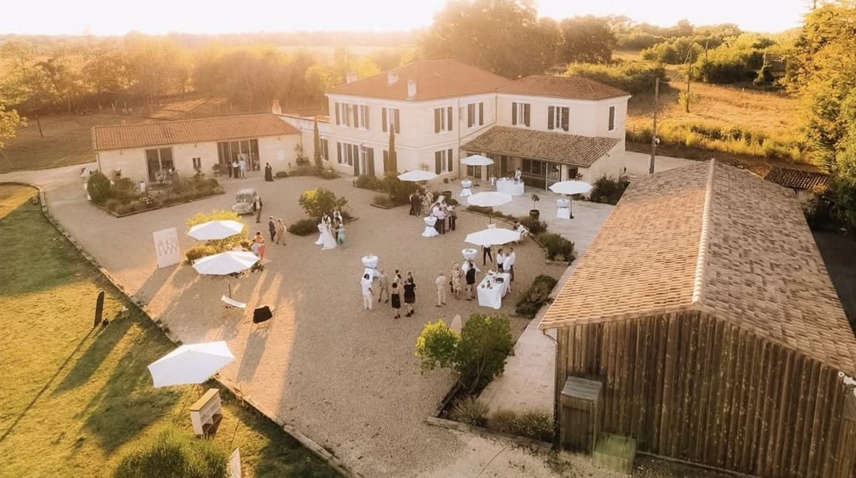 Domaine de la Rose Blanche affordable wedding venue Bordeaux