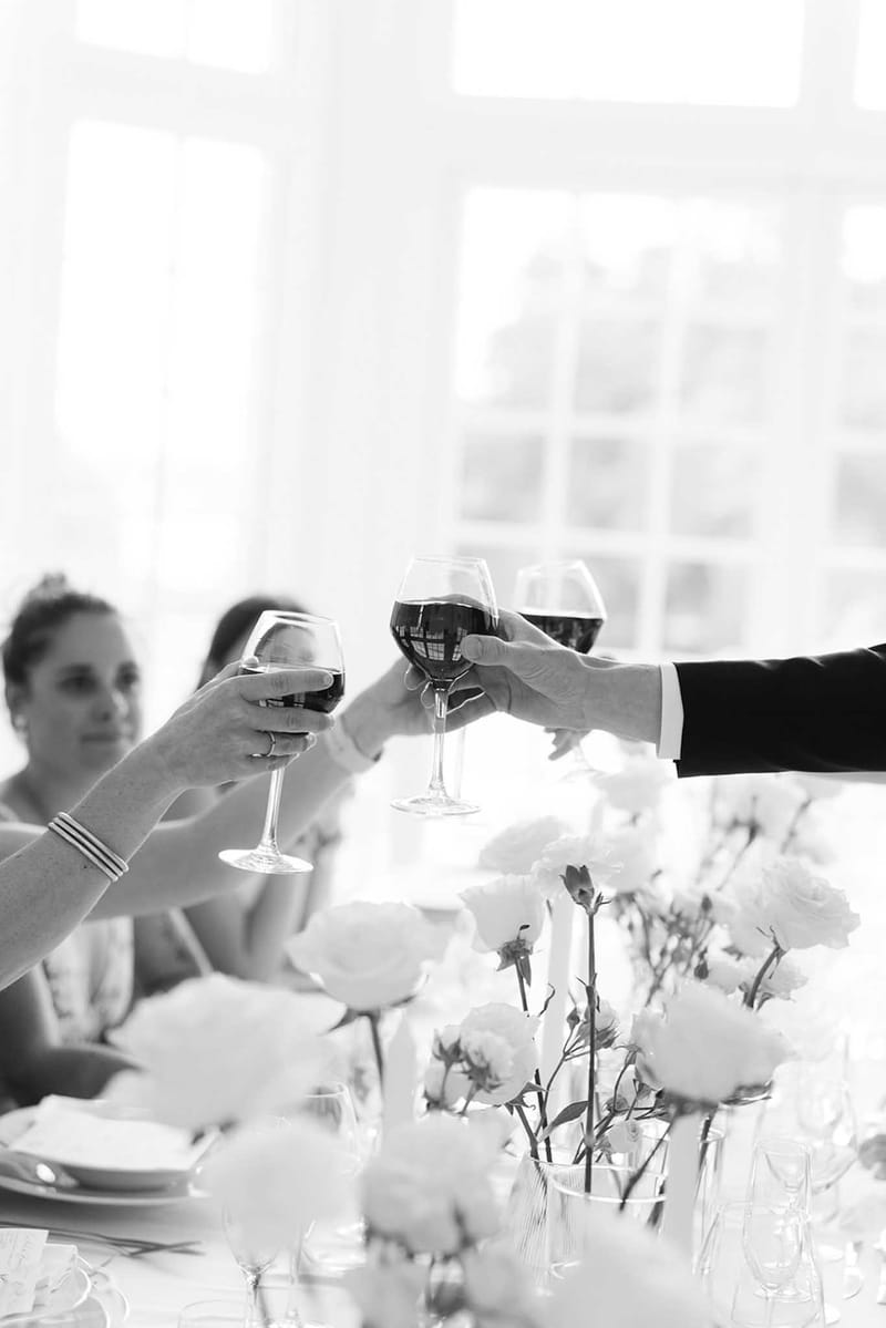 Exterior view of Château de Garennes stone manor house with formal grounds