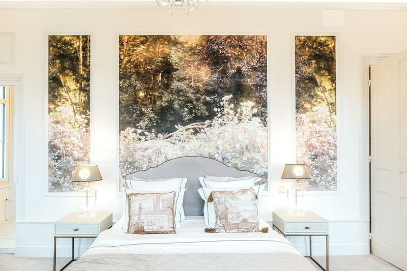 Interior of in a garden