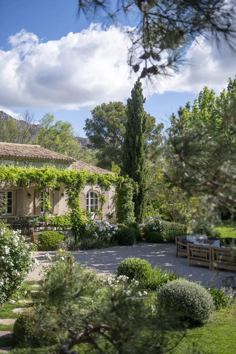 Exterior of in a garden