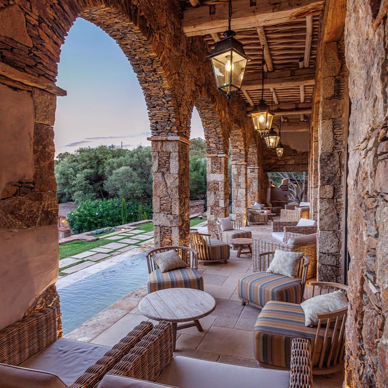 Exterior of in a garden