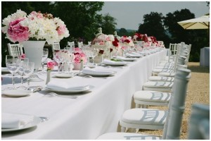 Shabby Chic Outdoor Wedding Reception | French Wedding Style