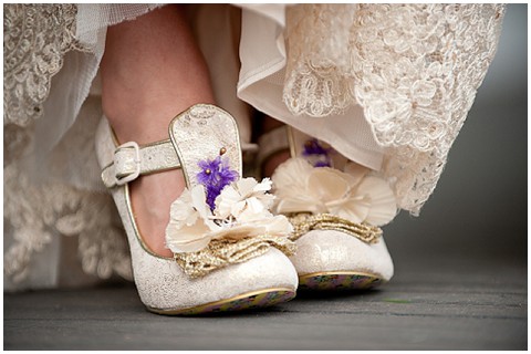 quirky wedding shoes