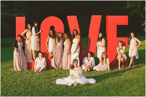 love filled wedding