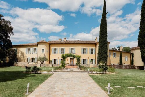 chateau les crostes provence wine estate luxury award winning outdoor rustic garden