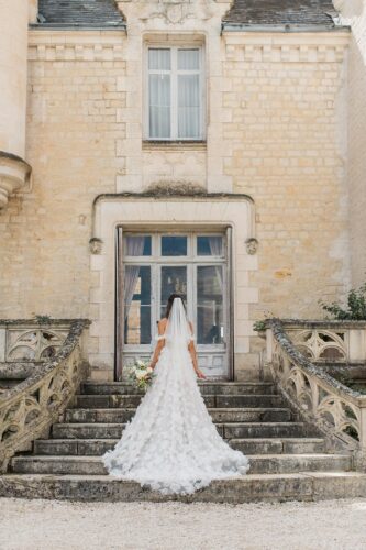 chateau de londigny wedding ceremony intimate 14