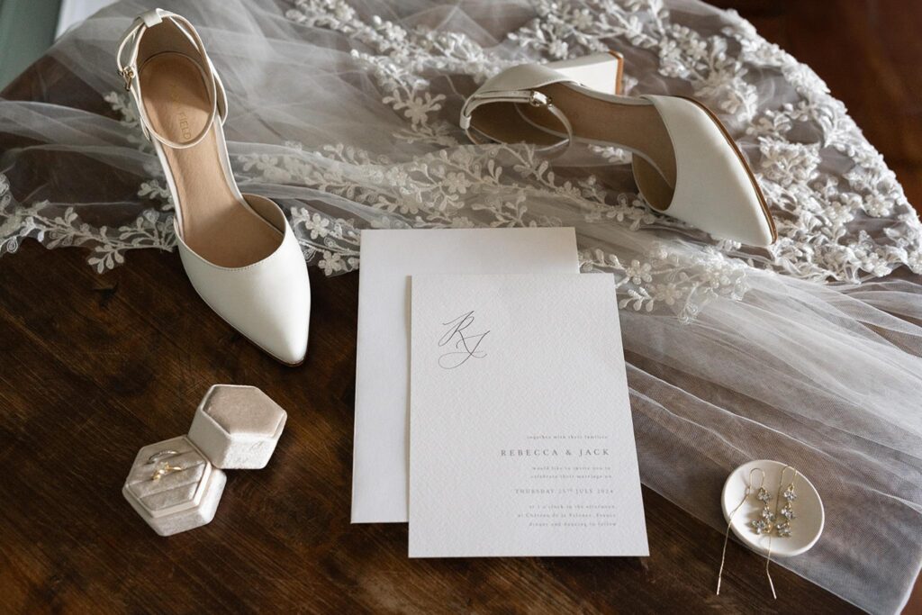 de la valouze a.bukowska invitation bride accessories shoes veil