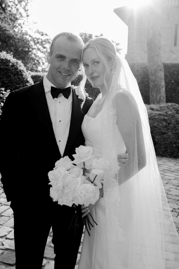 fontarech coveproduction bride groom face close black white photo