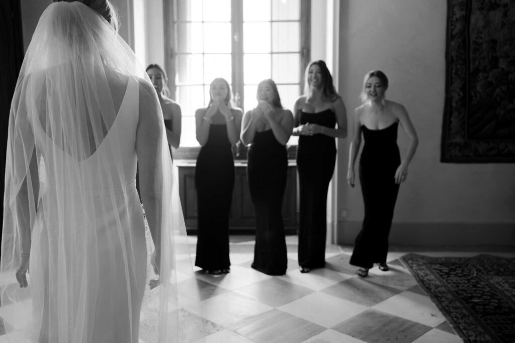 fontarech coveproduction bride reveal to bridesmaids