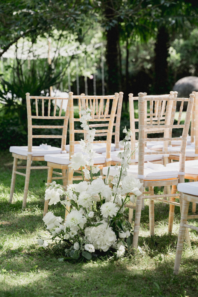 country gardens marjorie manfre french wedding style tiffany chair ceremony white flowers aisle