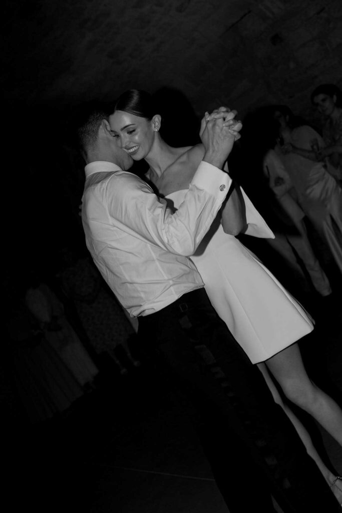 saint eusebe ayata couple dancing black white photo