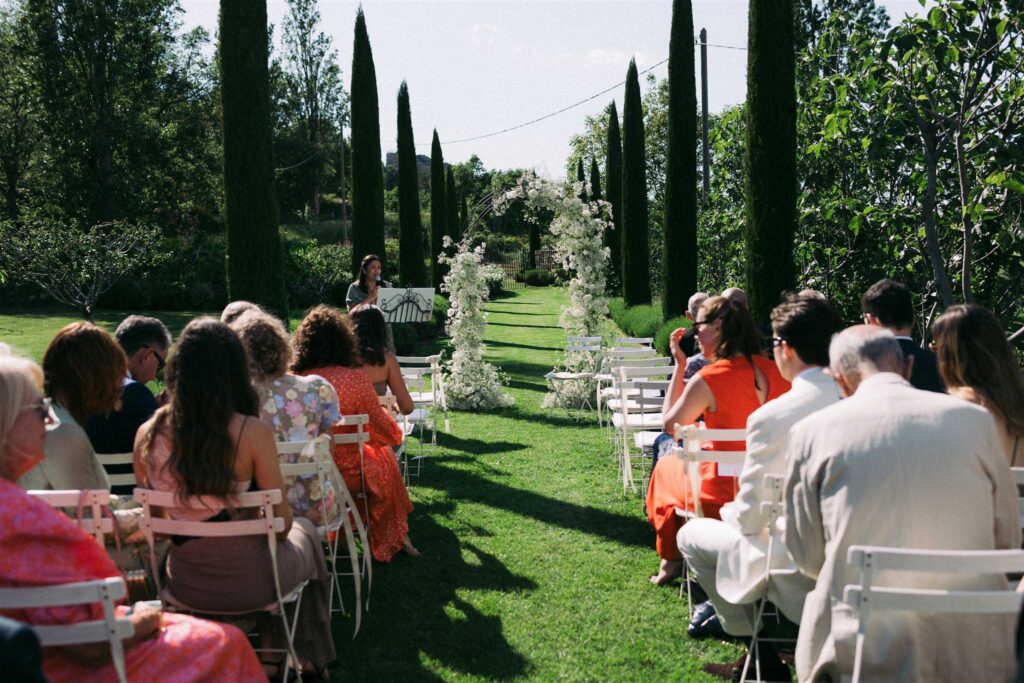 saint eusebe ayata guests waiting sitting ceremony area