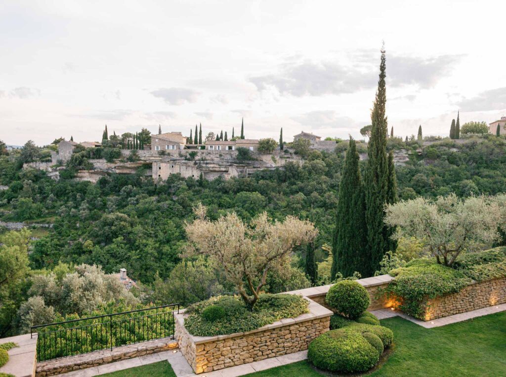 Bastide de Gorde Despinoy aerial view shot greenery