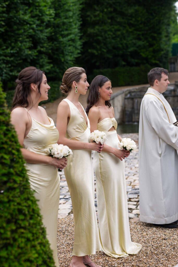 Villette Dream Paris Wedding bridesmaid standing ceremony