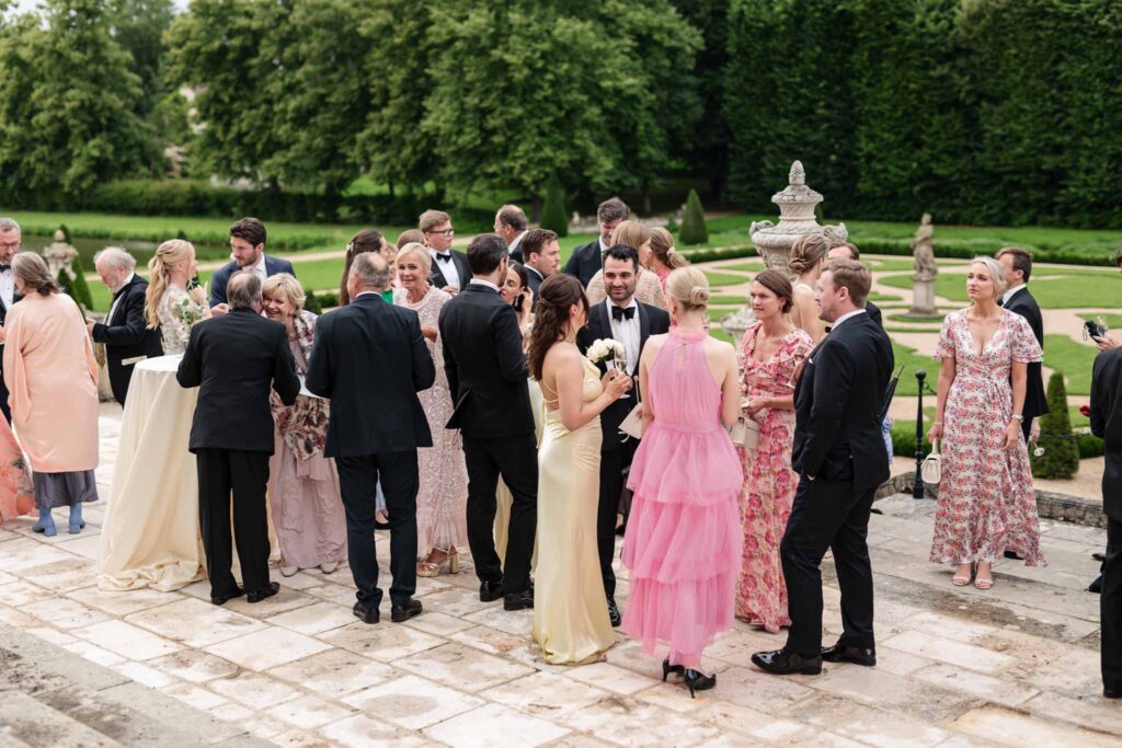 Villette Dream Paris Wedding guests waiting cocktail area