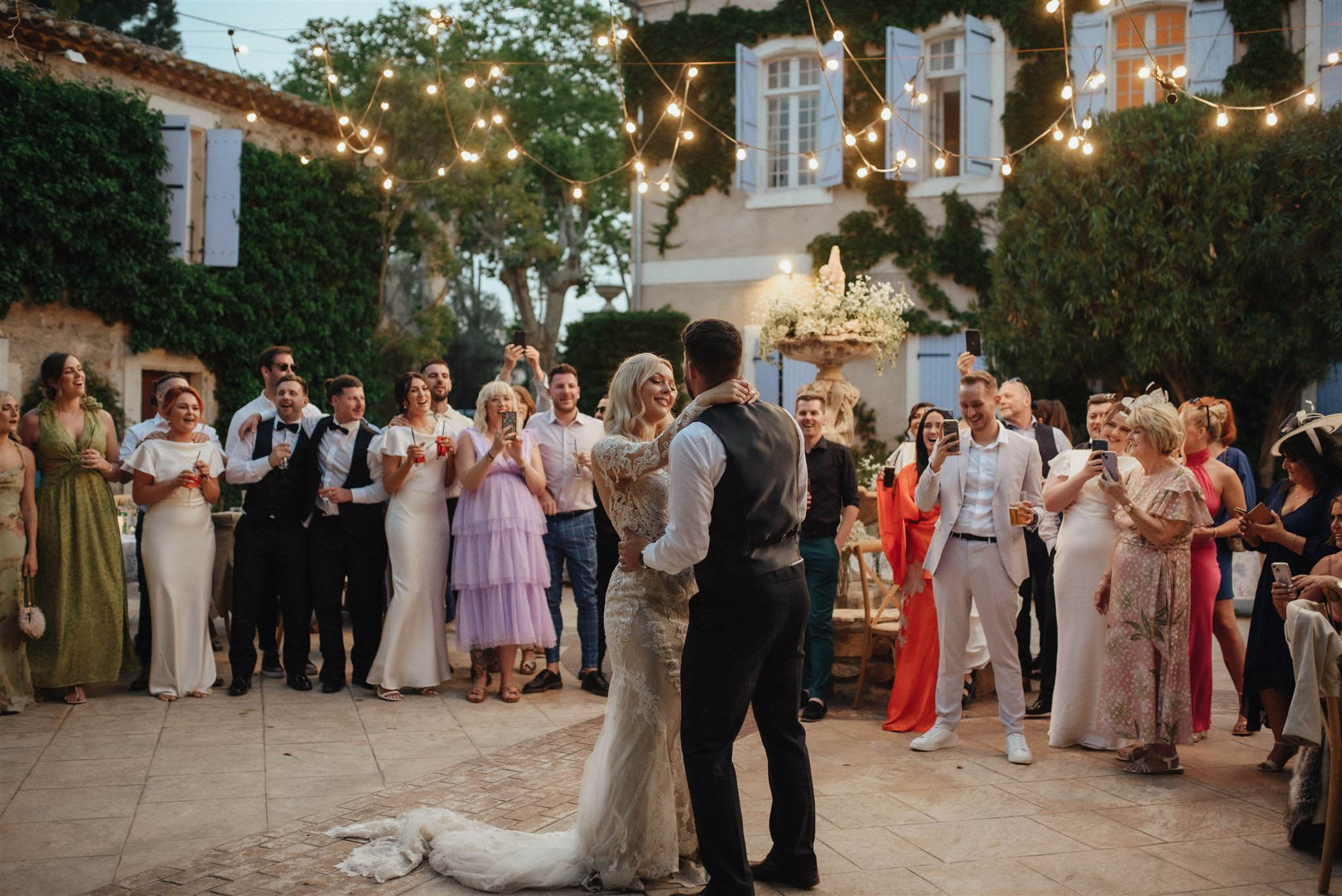 A Dreamy White Wedding at Chateau du Puits Es Pratx