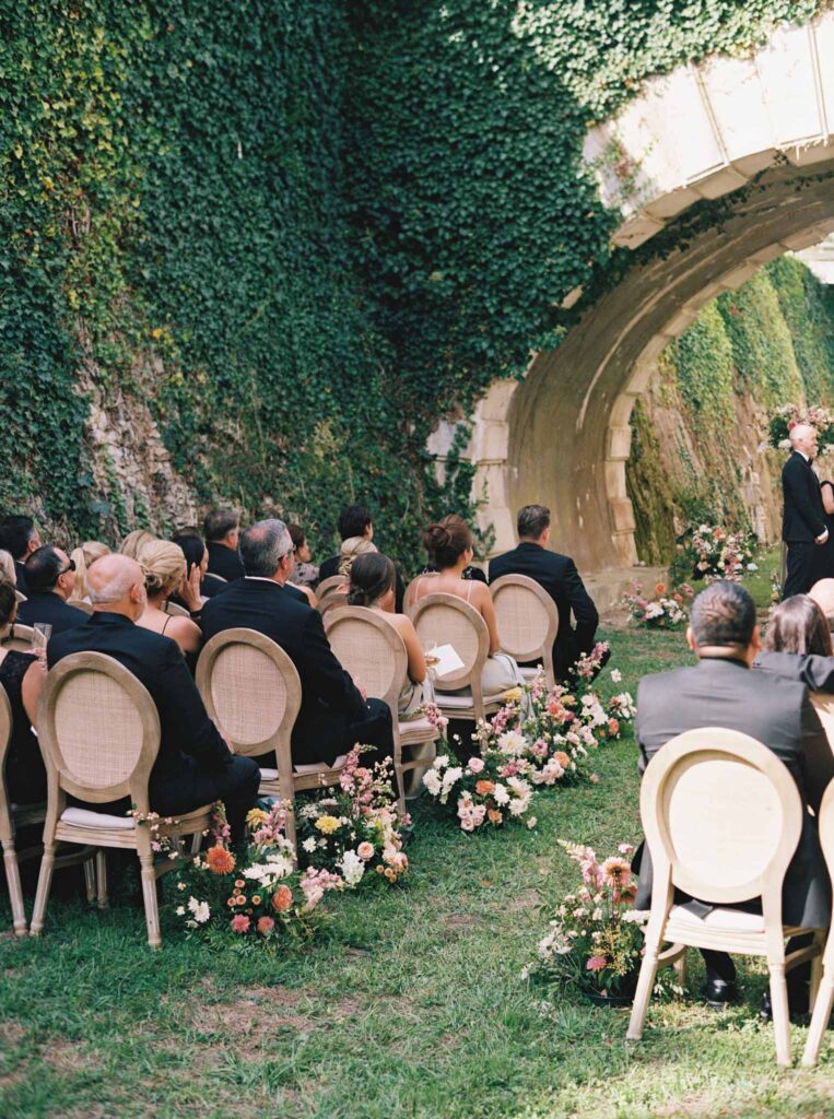 de Jalesne S.Lord guests seated ceremony area