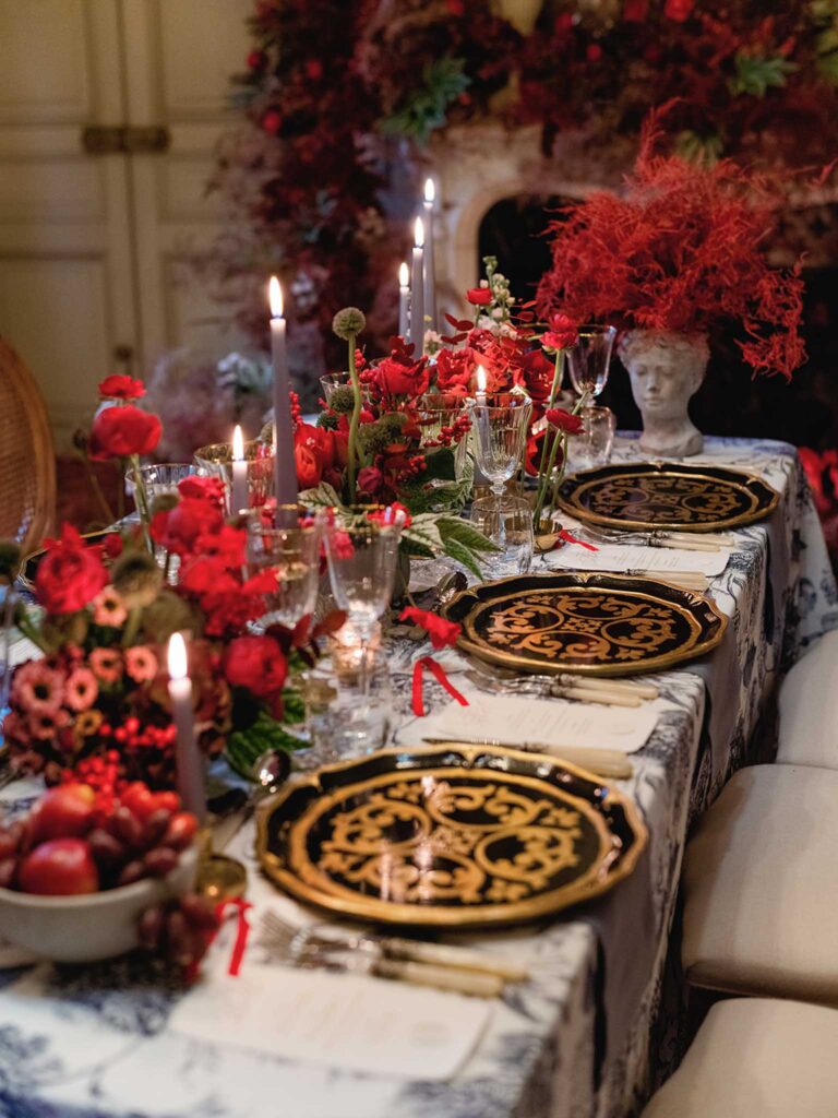 Christmas Table Chateau Varennes 