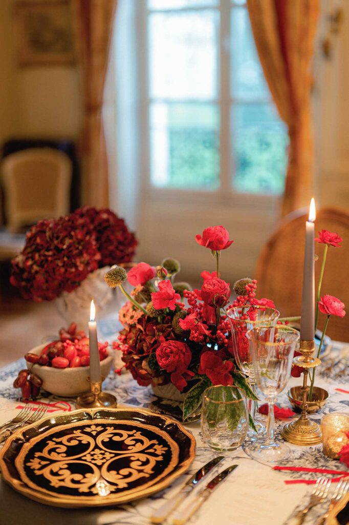 Christmas Table Chateau Varennes 59