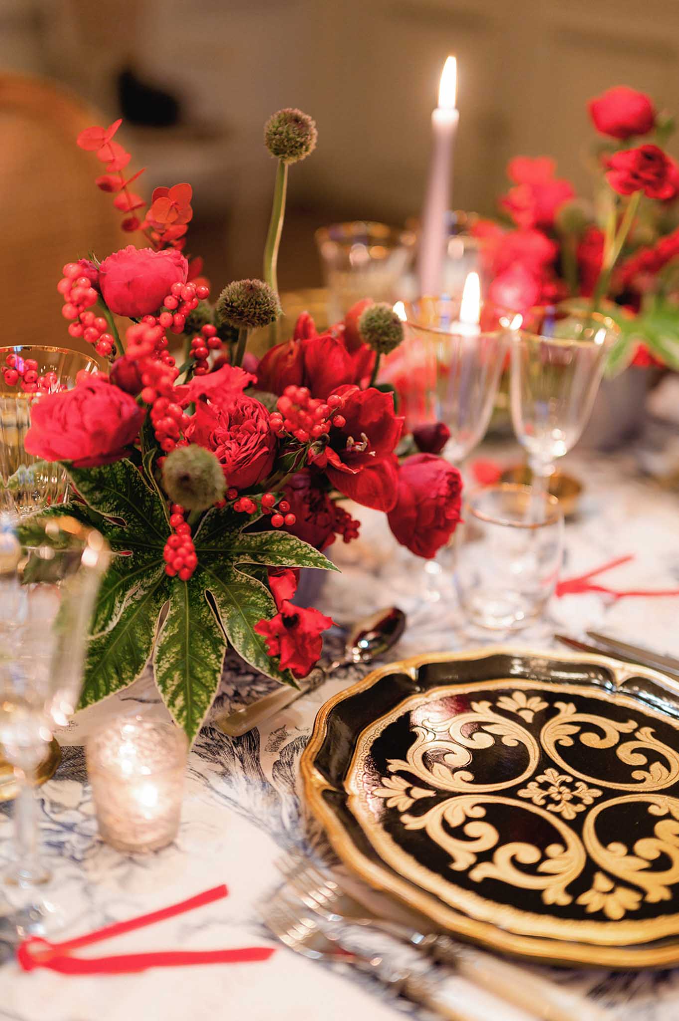 Christmas Table Chateau Varennes 69