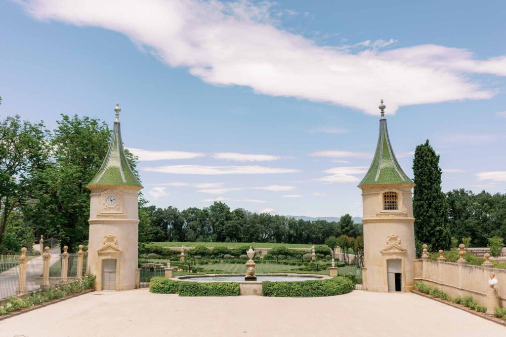 g.dominic m.marechal castle fountain in between green accent