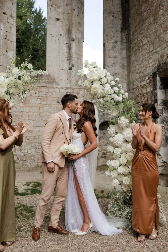 wedding normandy abbaye french wedding style