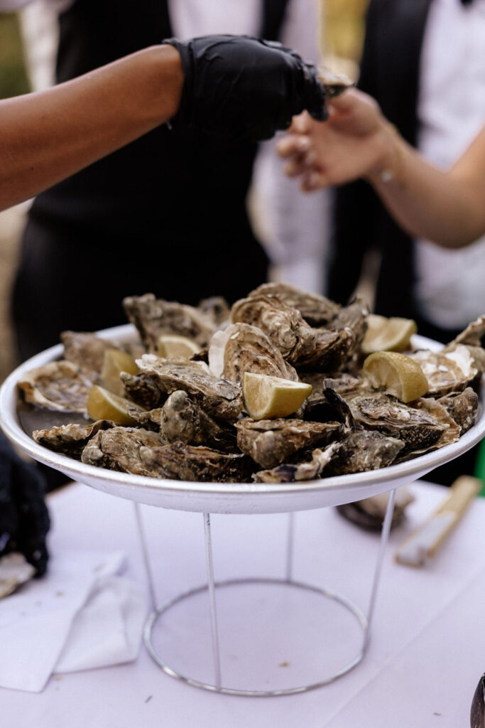 Bastide du Roy J.Jellet detail shot oyster reception