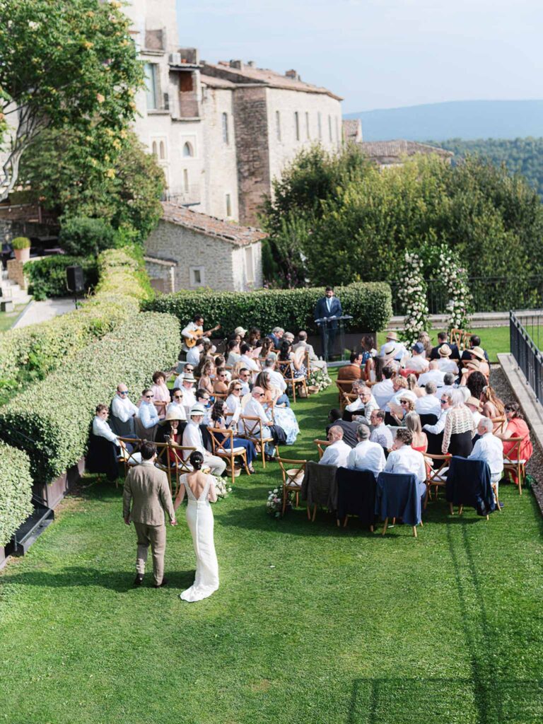 ceremony at airelles gordes